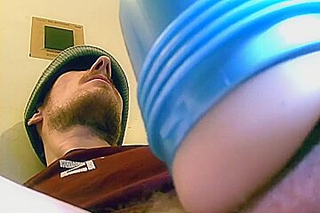 British Lad Fucks Gay Fleshlight Until Cum