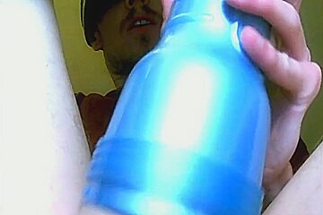 British Lad Fucks Gay Fleshlight Until Cum