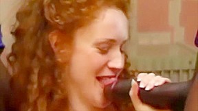 British Redhead Screamer Fucks Two Bbcs