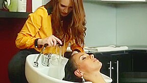 Brunette Bride Gets Lesbians Attention