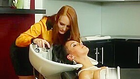Brunette Bride Gets Lesbians Attention
