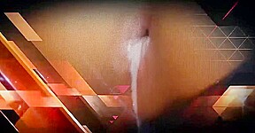 Brunette Ladyboy in Black Fishnets Sucks a Big Cock and Rides it