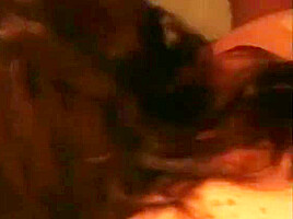 Brunette Slides Her Cunt Onto Ripped Dudes Cock As Second Babe Licks His Balls