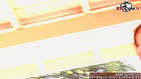 Brunette small tits teen 18+ try her first bbc