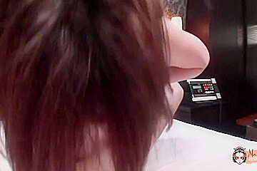 Business Woman Chico Has Her Titties Fucked Then Teased By Dildo And Creampied