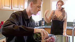 Busty Aspen Brooks on a hung guy