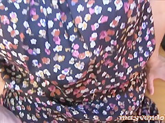 Busty Brunette Solo Masturbation