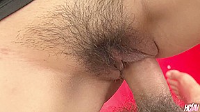 Busty Japanese Slut Ramu Has Her Hairy Pussy Fucked Deep