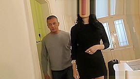 Busty slut wife fucks BBC in front of cuckold