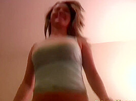 Busty teen 18+ teasing the camera