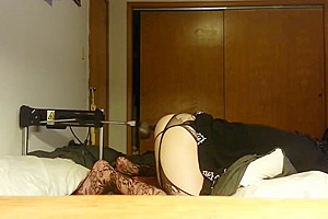CD sissy gurl gets machine fucked by Mr Marcus
