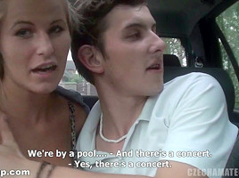 CZECH AMATEURS - HORNY BLONDE WITH AMAZING TITS IN CZECH AMATEURS