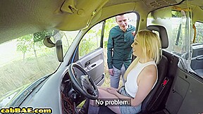 Cabdriver busty babe in boots fucked outdoor by BWC dude