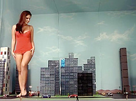 Cali's Giantess Rampage