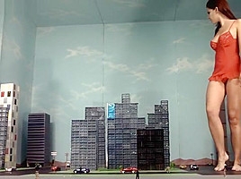 Cali's Giantess Rampage