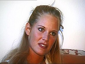 Cassandra Wild, blond model in a Private Casting