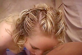 Cassidy Blue Gags On A Huge Cock