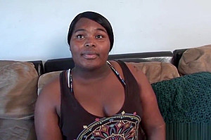 Casting ebony transsexual sucking dick
