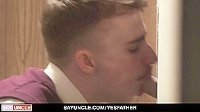 Catholic Boys Benjamin Blue And Ryan Jacobs Play In The Confession Booth