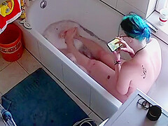 Caught Sexting In The Tub Again