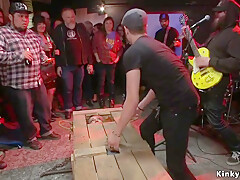 Chained Slave Screwed At Public Concert - Savannah Fox, Princess Donna And Xander Corvus