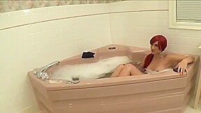 Chastised sissy cuckold worships in bathroom