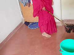 Cheating Husband Persuade Maid Fucking While Wife Leave Home