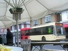 Cheeky milf Emma Louise public exhibitionism and solo upskirt