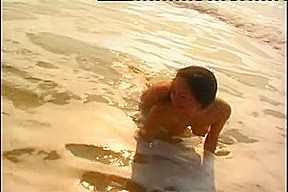 Chinese undressed model in excellent background
