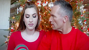 Christmas Night Turns into Fucking Between Step dad and Step daughter