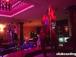 Chubby Cougar in a Nightclub - Clubcastings