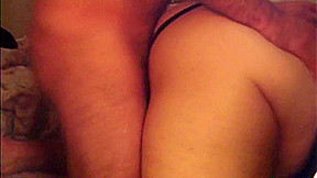 Chubby Wife Plays with my cock while i stimulate her clit with vibrator