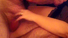 Chubby Wife Plays with my cock while i stimulate her clit with vibrator