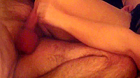Chubby Wife Plays with my cock while i stimulate her clit with vibrator