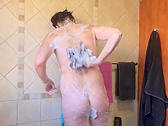 Chubby teen 18+ Taking A Bath
