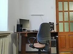 Cleaning With Bare Ass