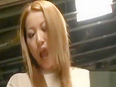 Closeup anal stimulation on web camera
