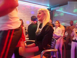 Clothed amateur party hos