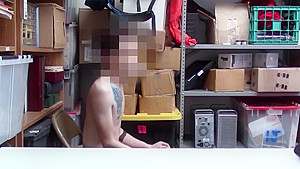 Cock addict MILF LP officer fucks a young suspect hard