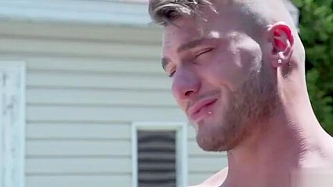 Cody Cummings plays with toy