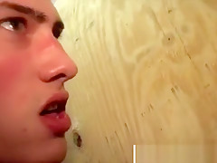 College guys build a gloryhole