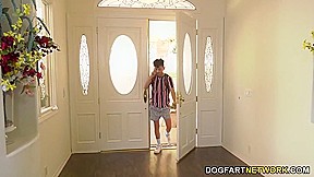 Cory Chase - Husbands Employee Fuck Anal Slut While Her Stepson Watching Them
