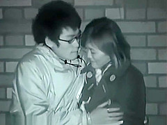 Couples making love outside