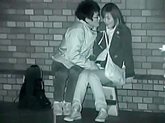 Couples making love outside