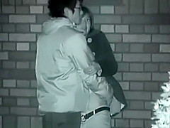 Couples making love outside