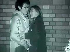 Couples making love outside