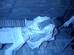 Couples making love outside