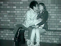 Couples making love outside