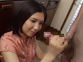 Crazy Japanese girl Saya Makoto in Incredible Blowjob, Stockings JAV movie