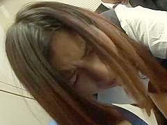 Crazy Japanese slut Nana Miyachi, Megumi Shiina in Amazing Blowjob, Public JAV scene